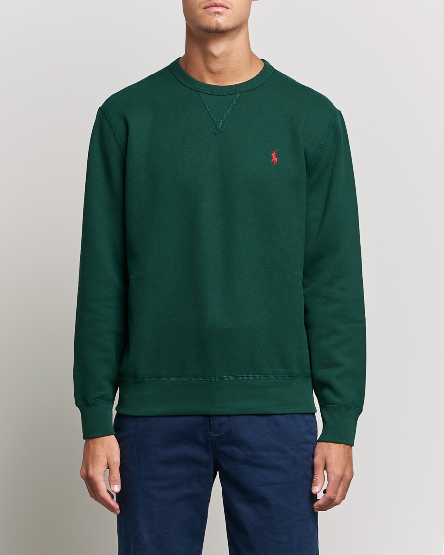 Men | Sweaters & Knitwear | Polo Ralph Lauren | Crew Neck Sweatshirt College Green