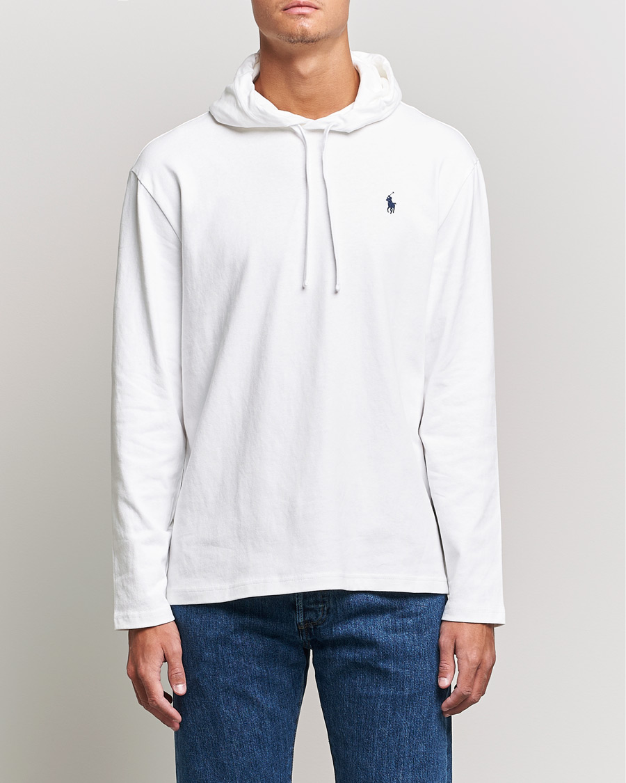 Men | Hooded Sweatshirts | Polo Ralph Lauren | Jersey Hoodie White