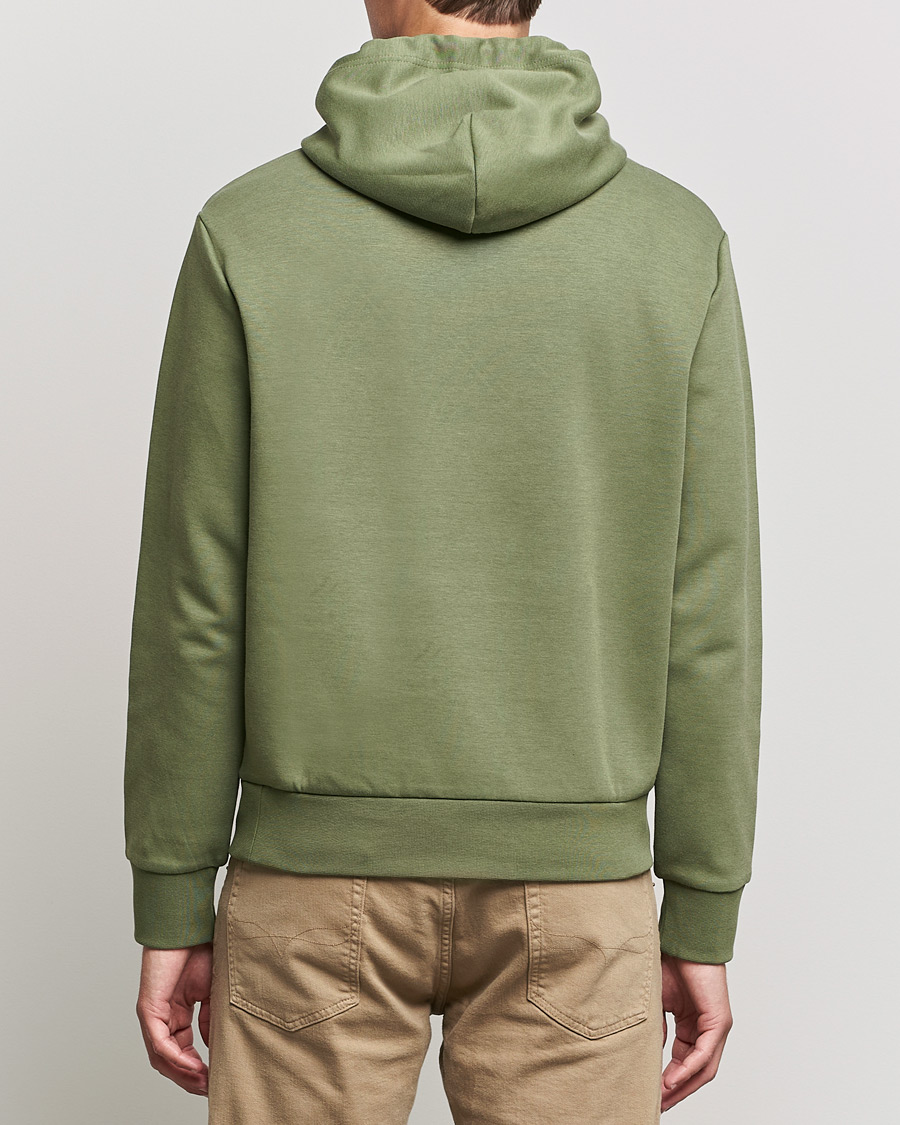 Men | Sweaters & Knitwear | Polo Ralph Lauren | Double Knit Logo Hoodie Army Olive