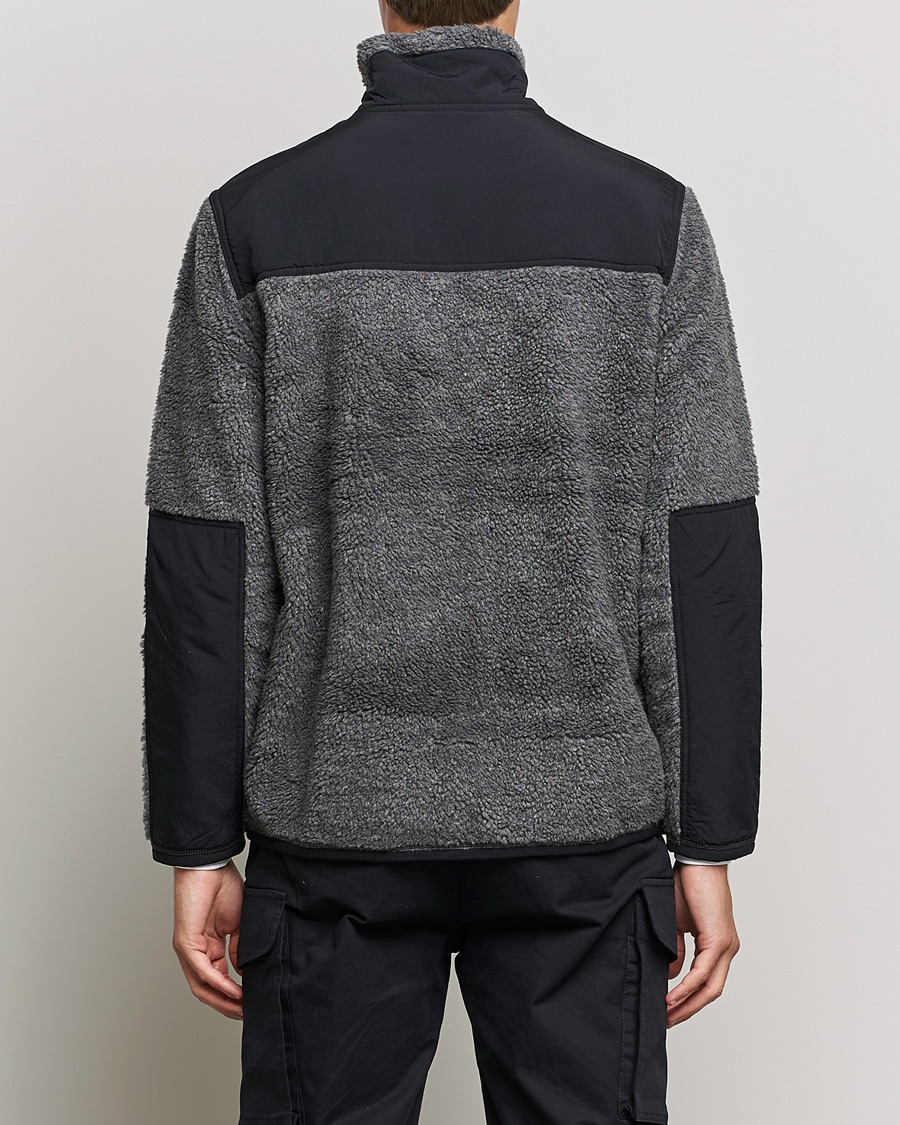 Men | Sweaters & Knitwear | Polo Ralph Lauren | Bonded Sherpa Full Zip Sweater Charcoal/Black