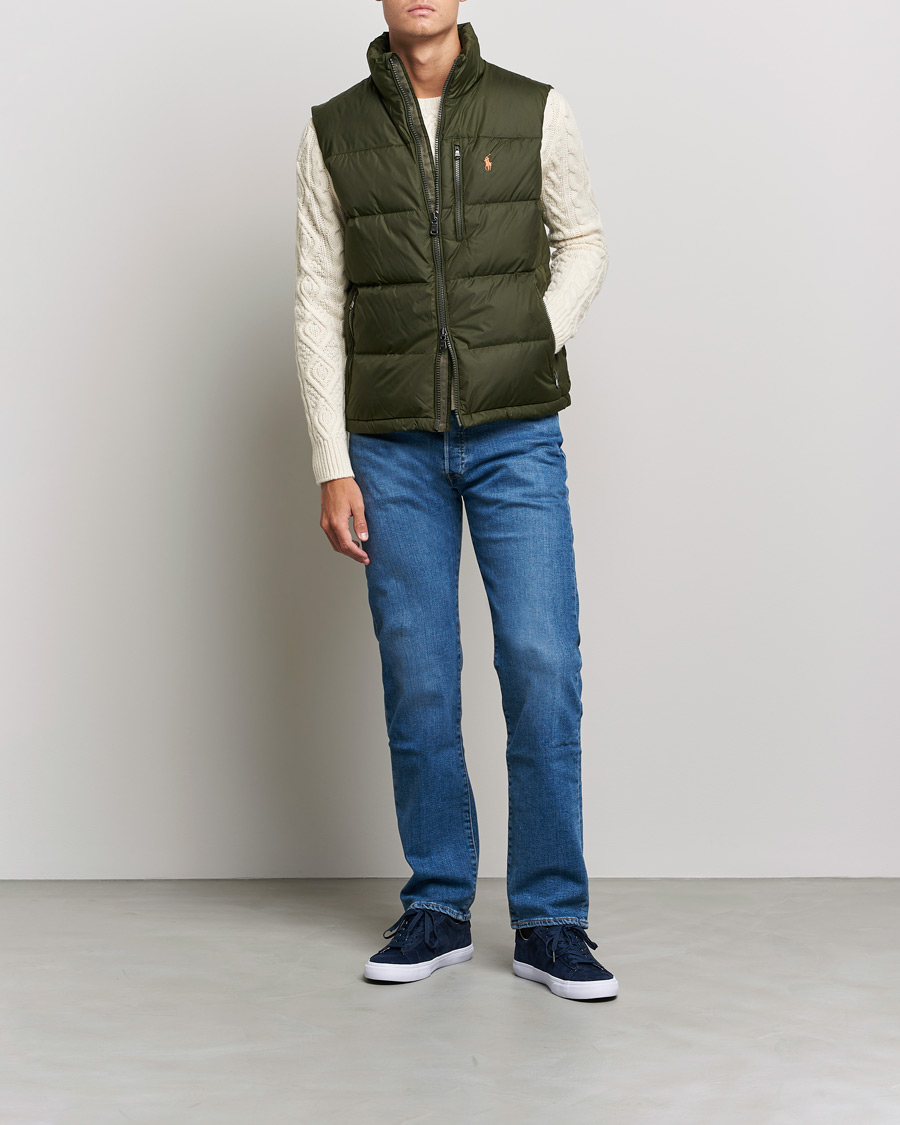 Men | Coats & Jackets | Polo Ralph Lauren | El Cap Down Vest Company Olive