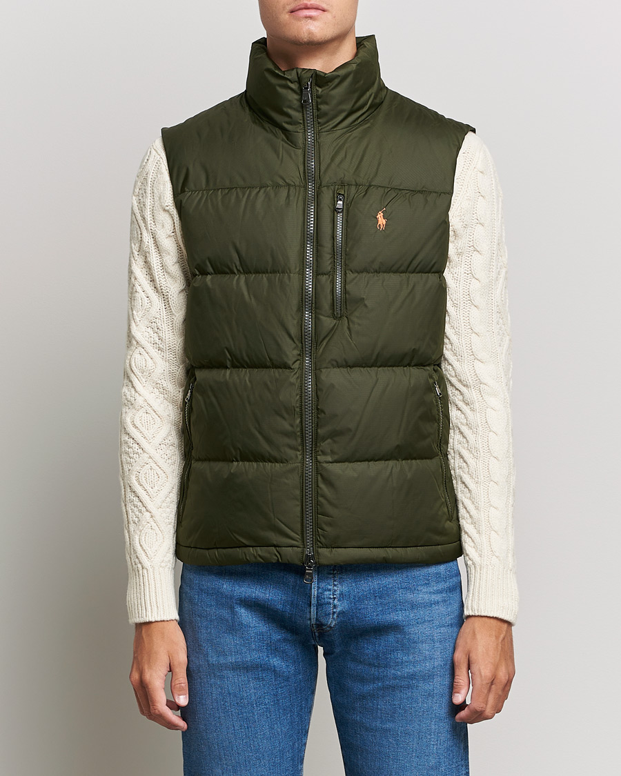 Men | Autumn Jackets | Polo Ralph Lauren | El Cap Down Vest Company Olive