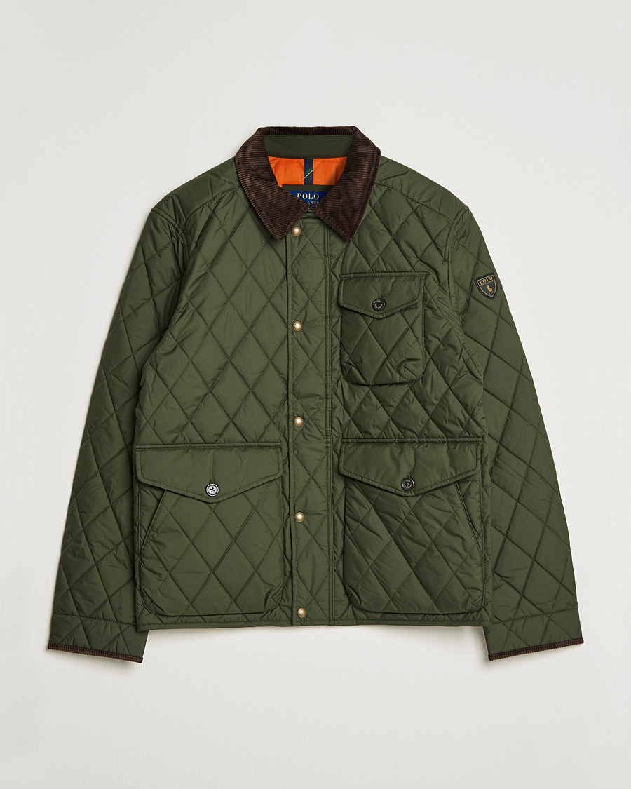 Men | Field Jackets | Polo Ralph Lauren | Beaton Quilted Lined Field Jacket Company Olive
