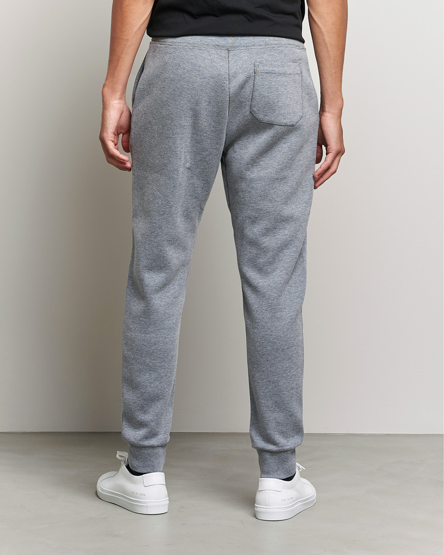 Men | Trousers | Polo Ralph Lauren | Double Knit Sweatpants Classic Grey Heather