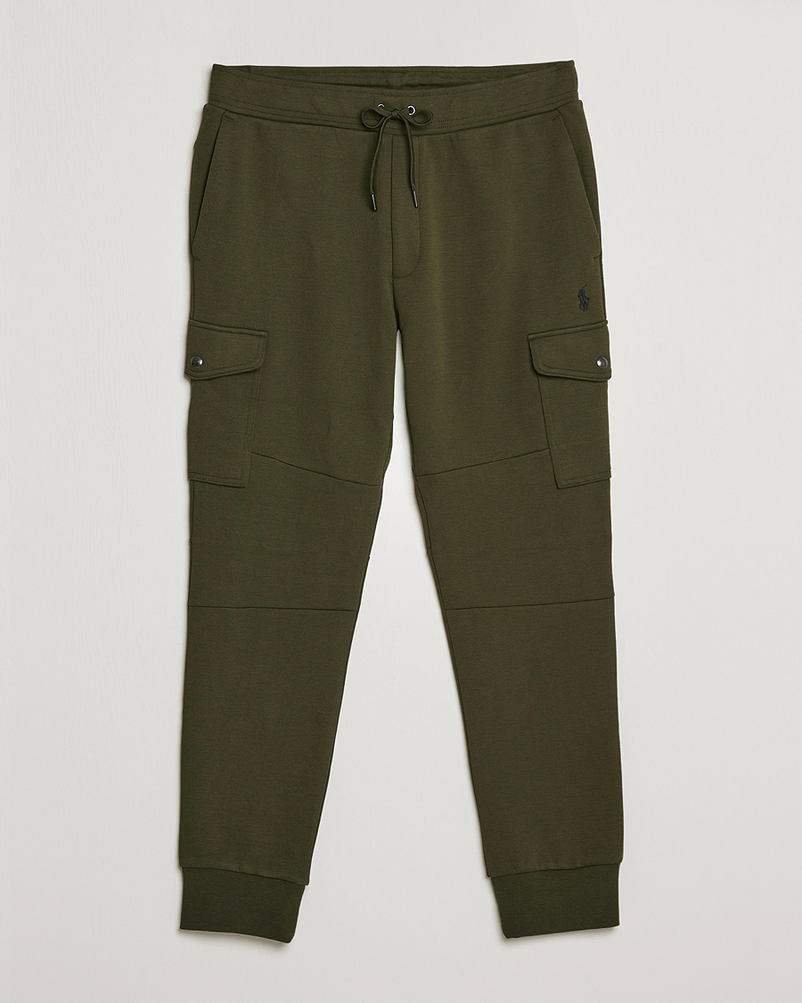 Men | Trousers | Polo Ralph Lauren | Double Knit Cargo Jogger Pants Company Olive