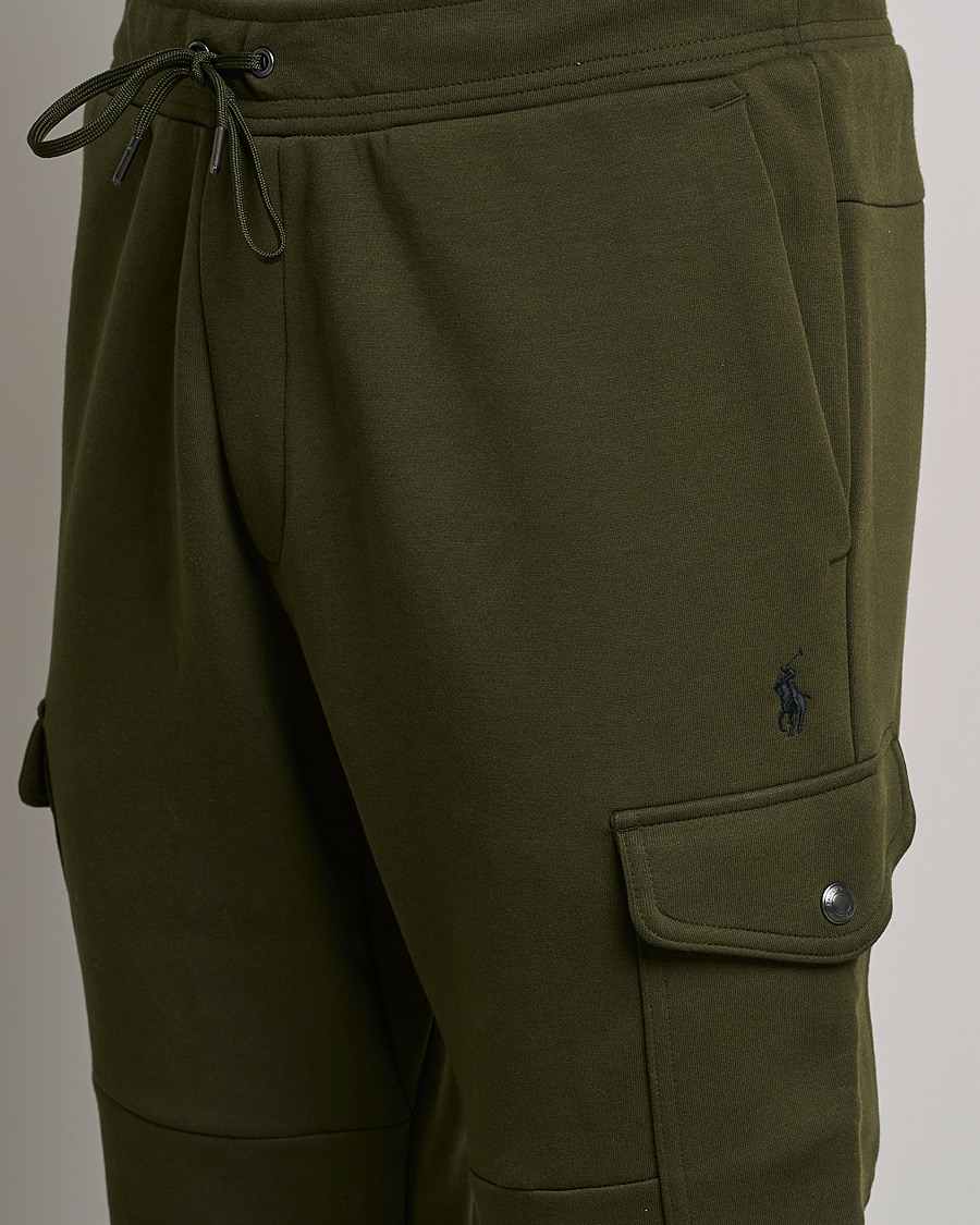 Men | Trousers | Polo Ralph Lauren | Double Knit Cargo Jogger Pants Company Olive