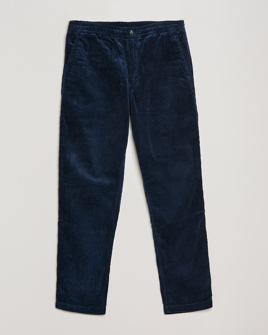Men | Trousers | Polo Ralph Lauren | Prepster Corduroy Drawstring Pants Hunter Navy