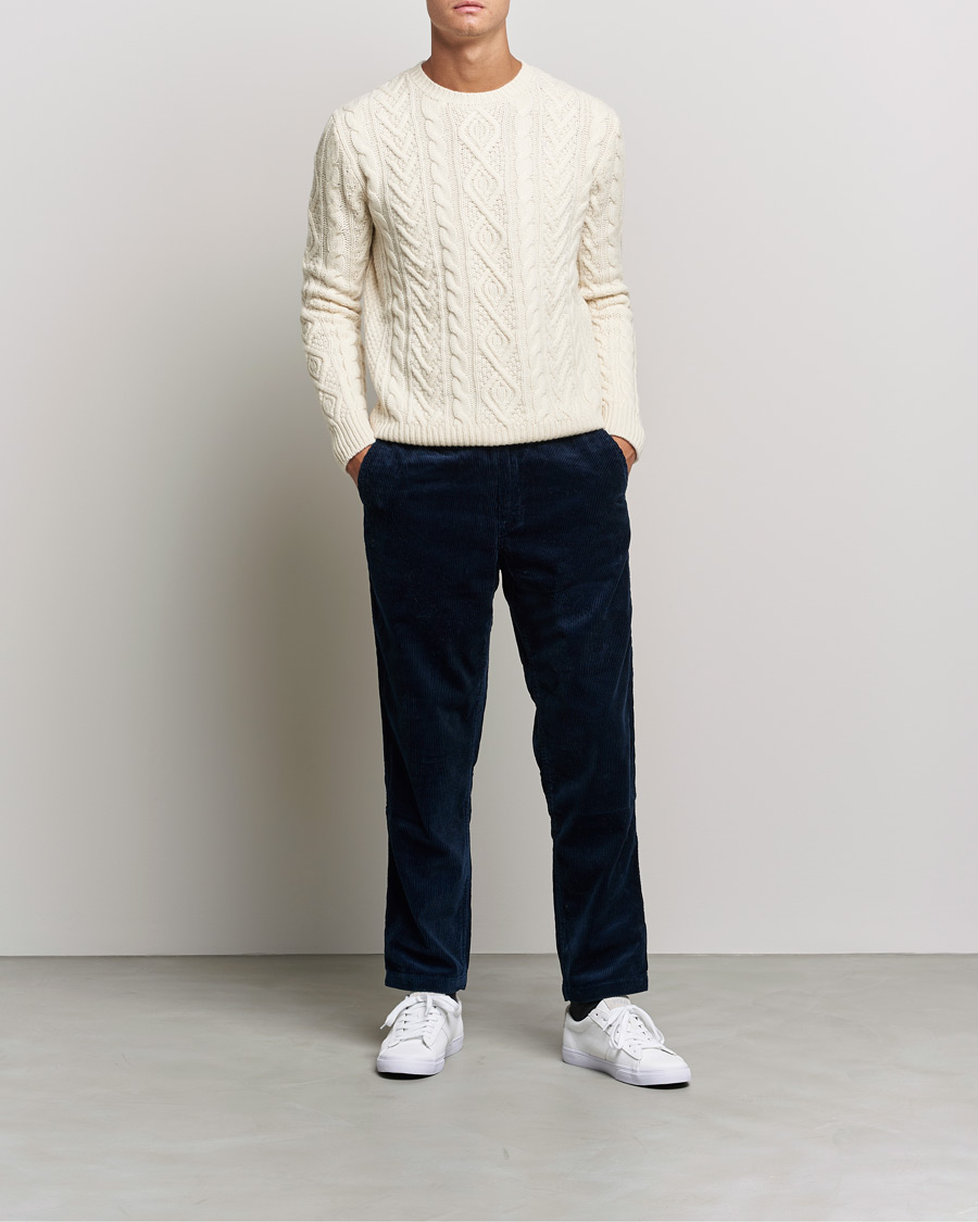 Men | Trousers | Polo Ralph Lauren | Prepster Corduroy Drawstring Pants Hunter Navy