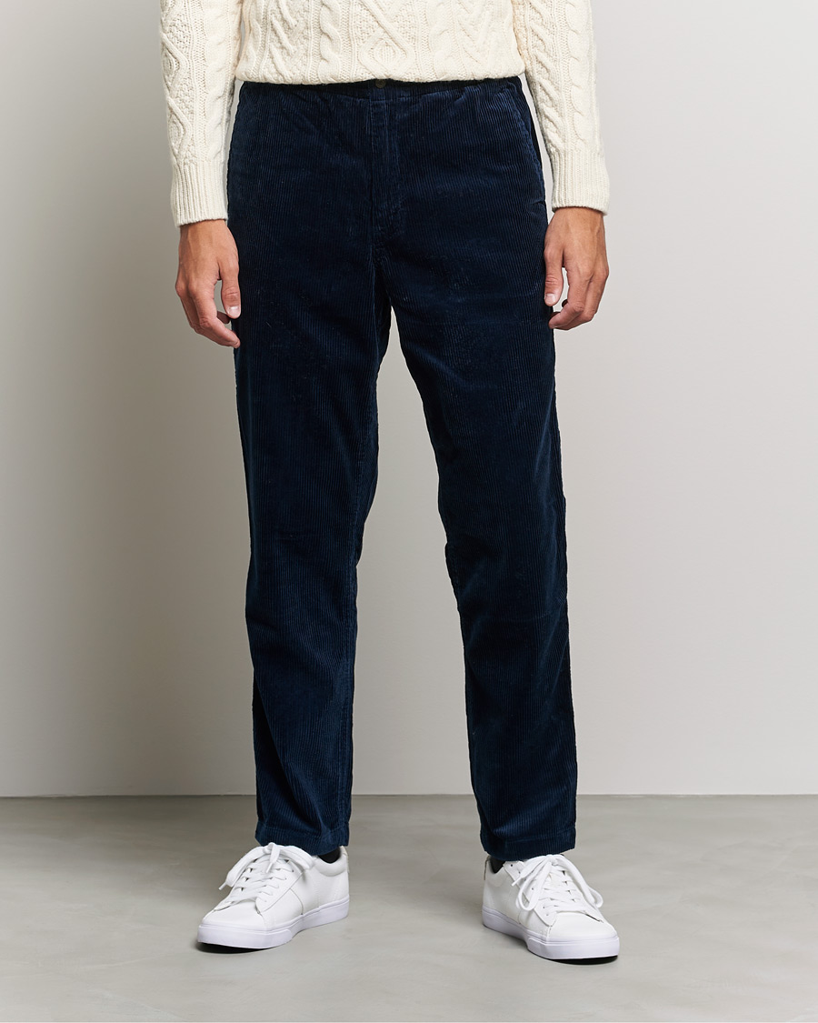 Men | Trousers | Polo Ralph Lauren | Prepster Corduroy Drawstring Pants Hunter Navy