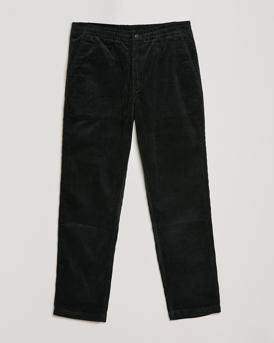 Men | Trousers | Polo Ralph Lauren | Prepster Corduroy Drawstring Pants Black