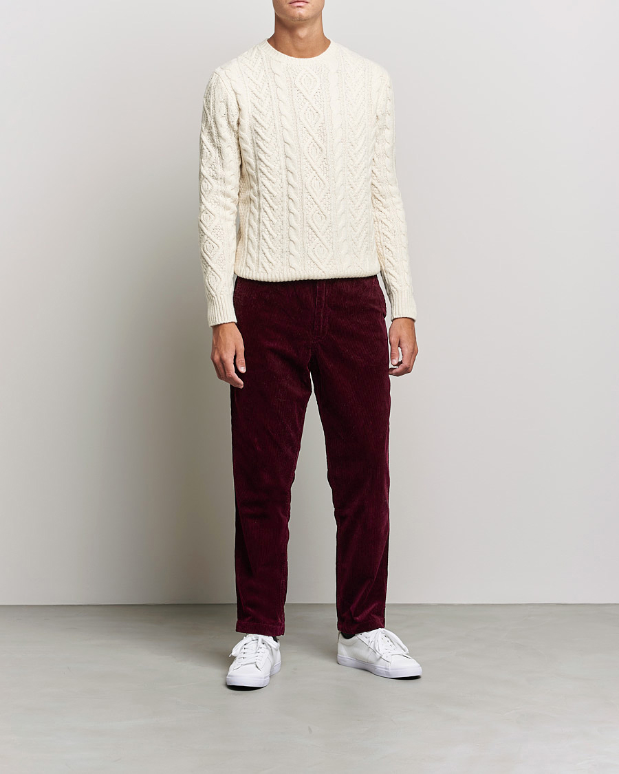 Men | Trousers | Polo Ralph Lauren | Prepster Corduroy Drawstring Pants Ruby
