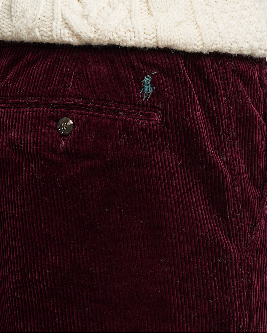 Men | Trousers | Polo Ralph Lauren | Prepster Corduroy Drawstring Pants Ruby