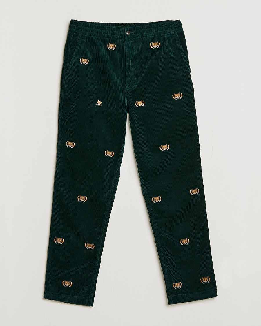 Men | Trousers | Polo Ralph Lauren | Prepster Corduroy Printed Fox Pants College Green