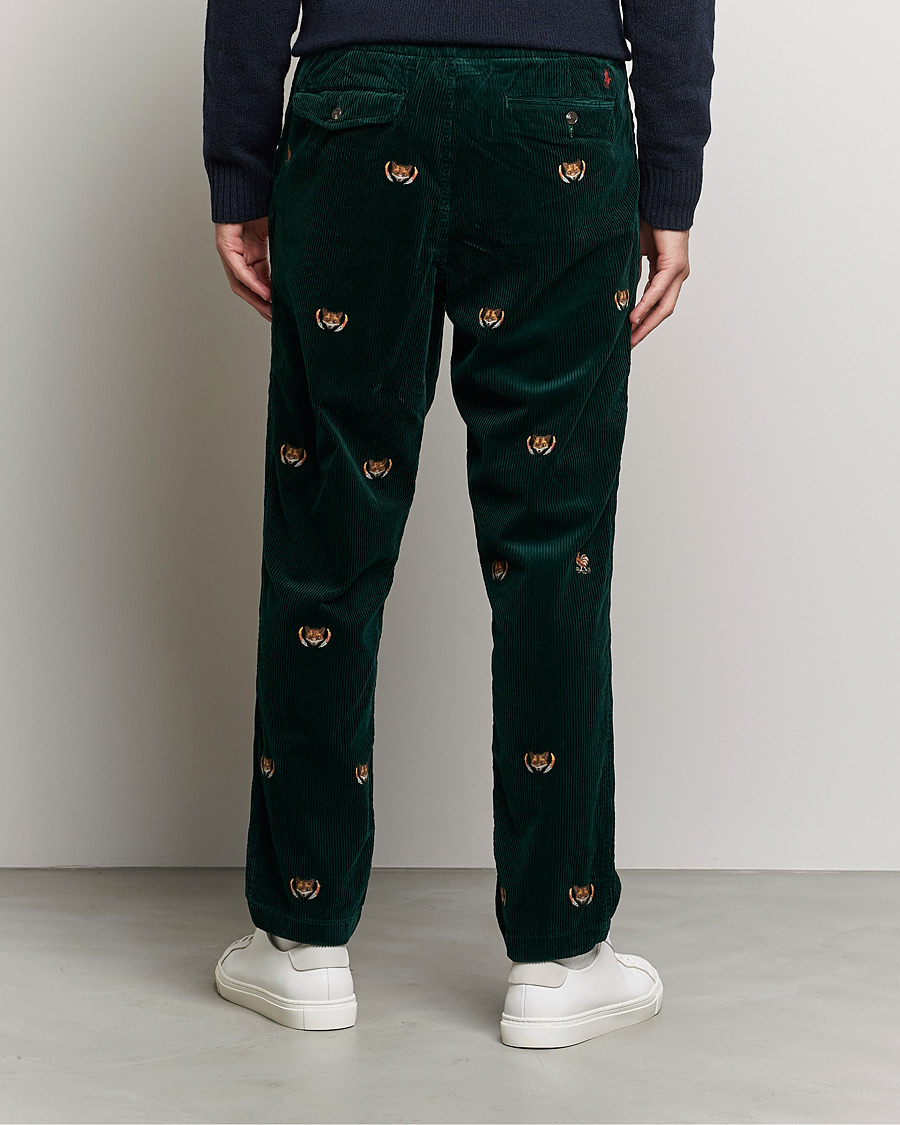 Men | Trousers | Polo Ralph Lauren | Prepster Corduroy Printed Fox Pants College Green