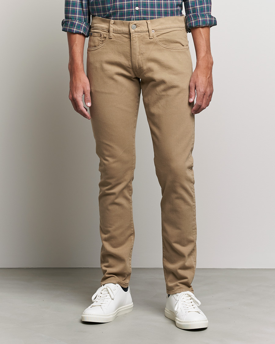 Men |  | Polo Ralph Lauren | Sullivan Slim Fit Stretch 5-Pocket Pants Khaki