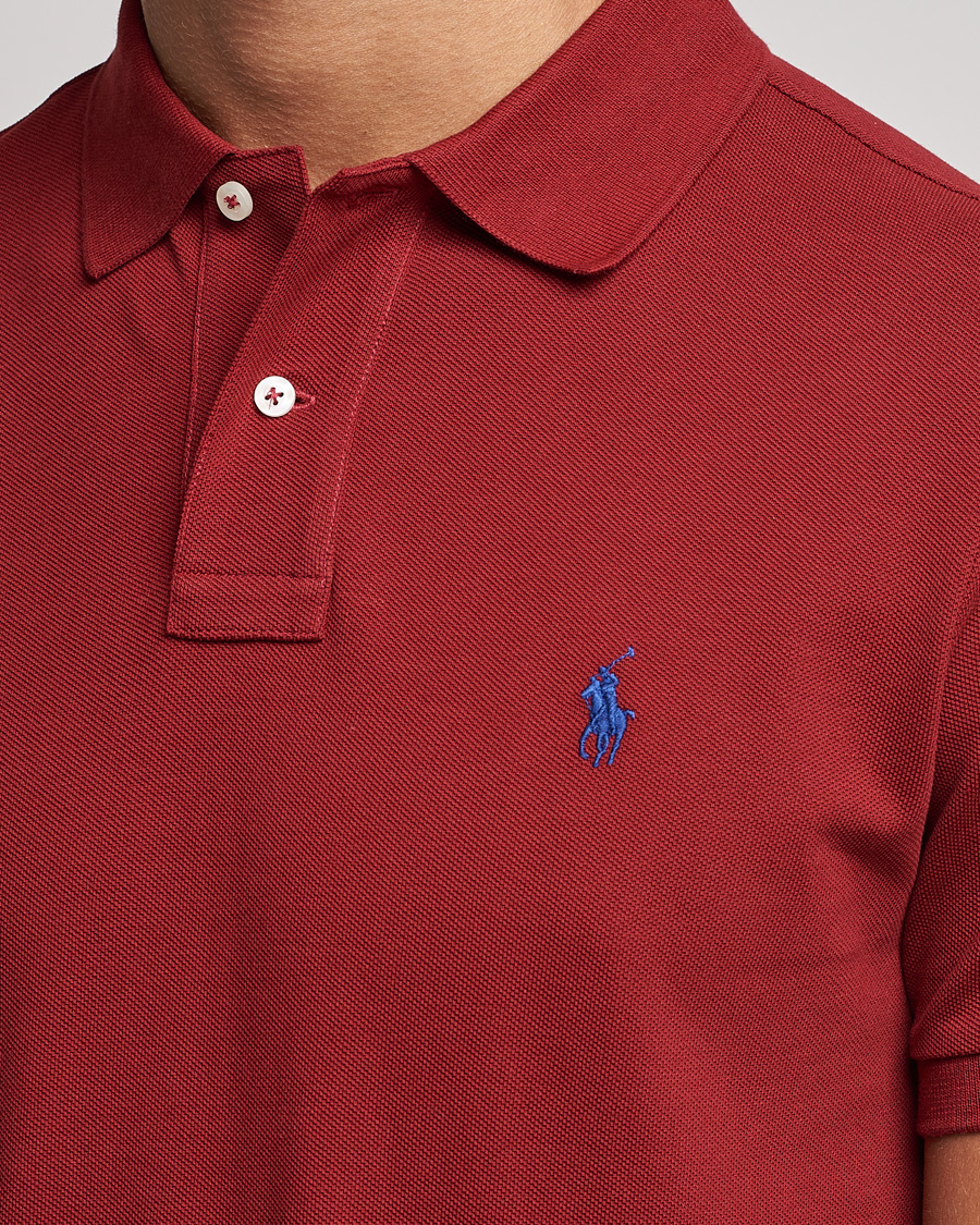 Men | Polo Shirts | Polo Ralph Lauren | Custom Slim Fit Polo Holiday Red