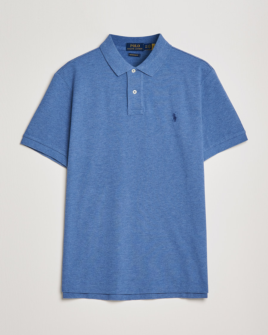 Men | Polo Shirts | Polo Ralph Lauren | Custom Slim Fit Polo Bedford Heather