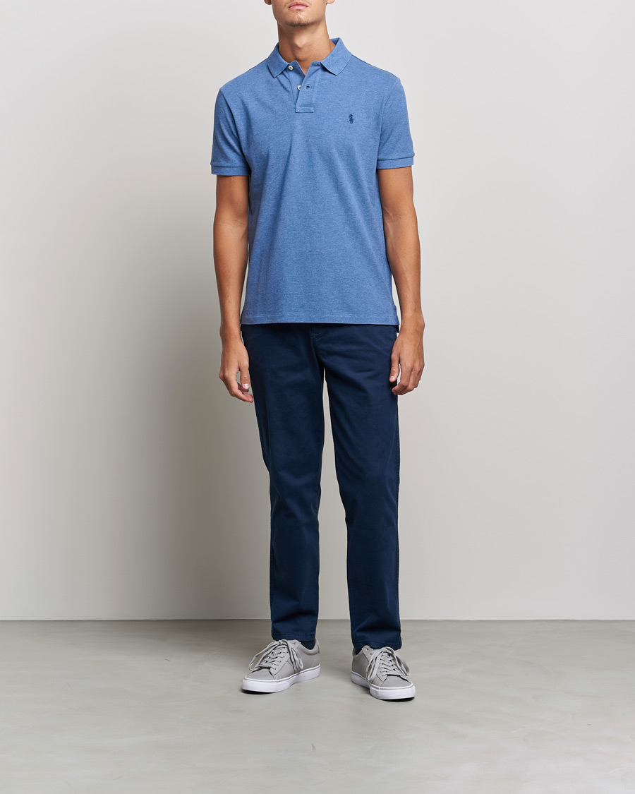 Men | Polo Shirts | Polo Ralph Lauren | Custom Slim Fit Polo Bedford Heather