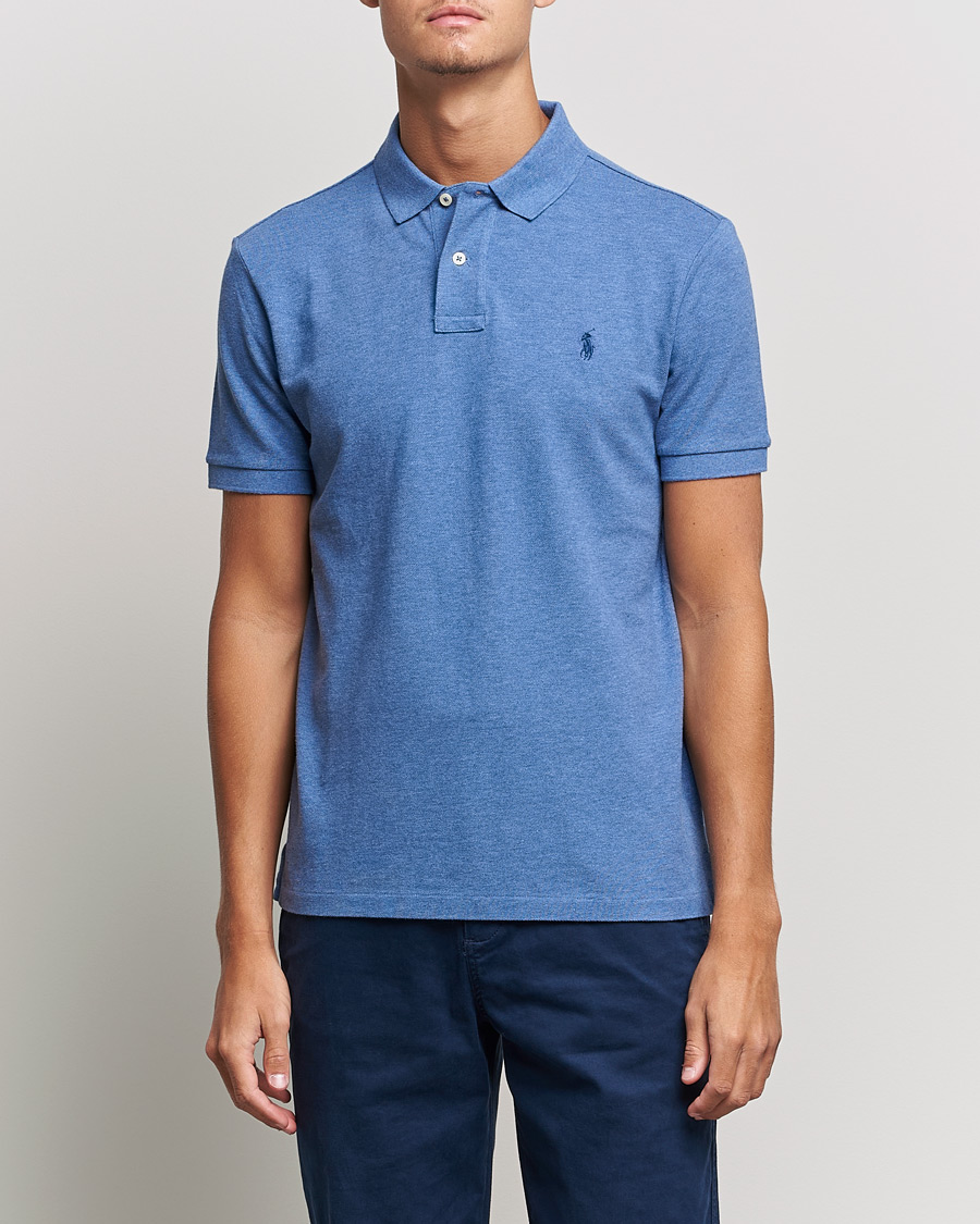Men | Polo Shirts | Polo Ralph Lauren | Custom Slim Fit Polo Bedford Heather
