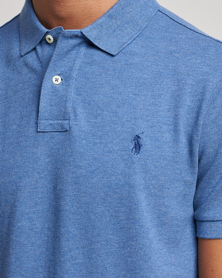 Men | Polo Shirts | Polo Ralph Lauren | Custom Slim Fit Polo Bedford Heather