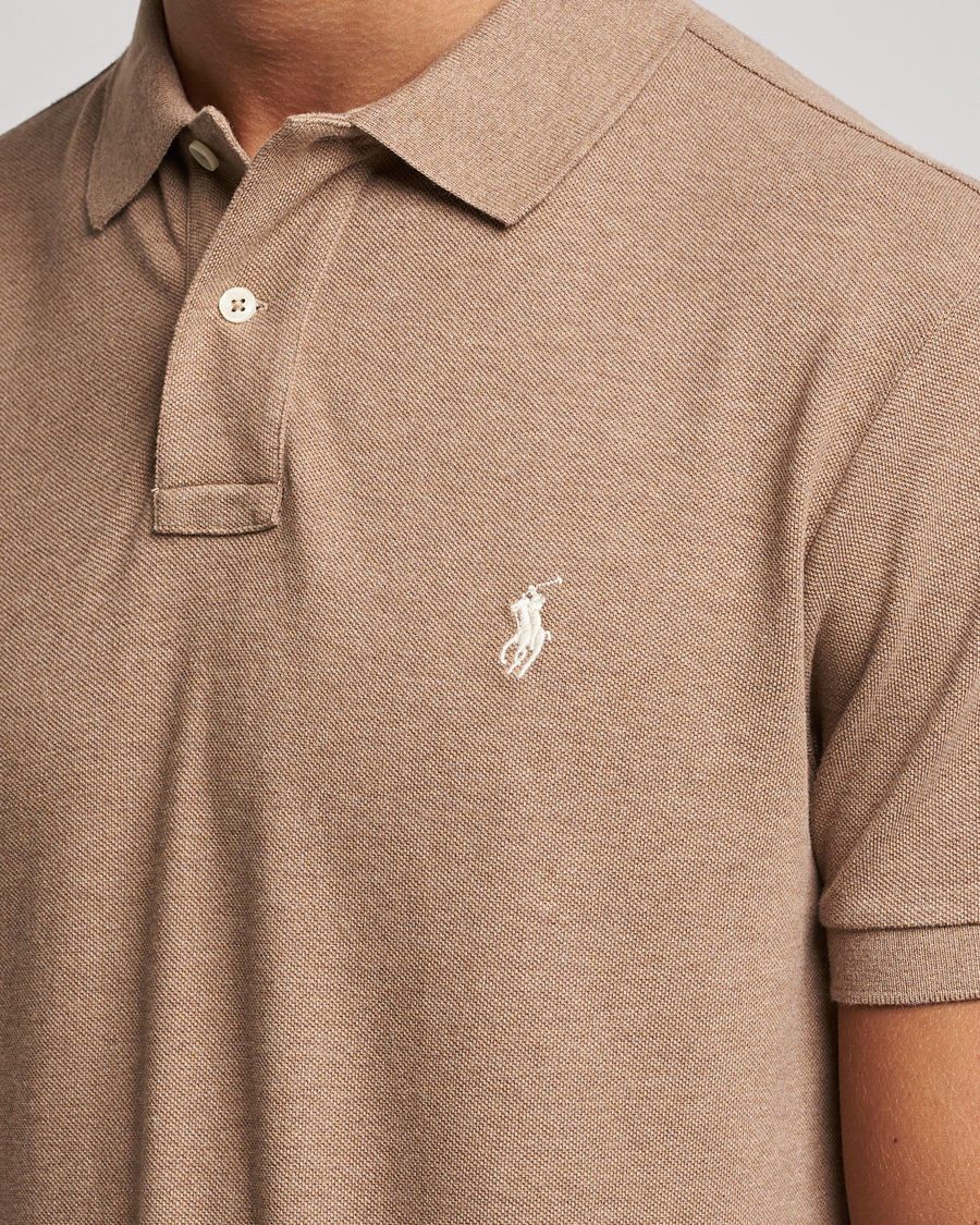 Men | Polo Shirts | Polo Ralph Lauren | Custom Slim Fit Polo Italian Heather
