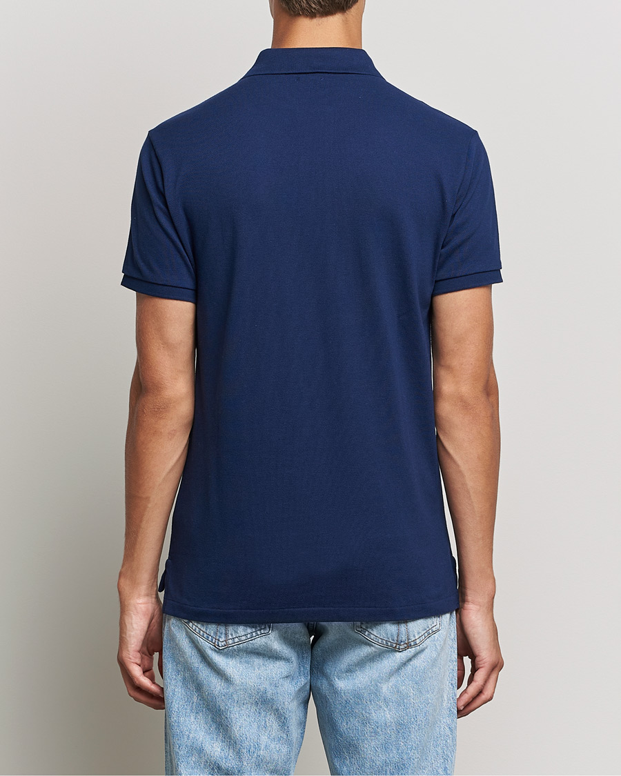 Men | Polo Shirts | Polo Ralph Lauren | Custom Slim Fit Denim Bear Polo Newport Navy