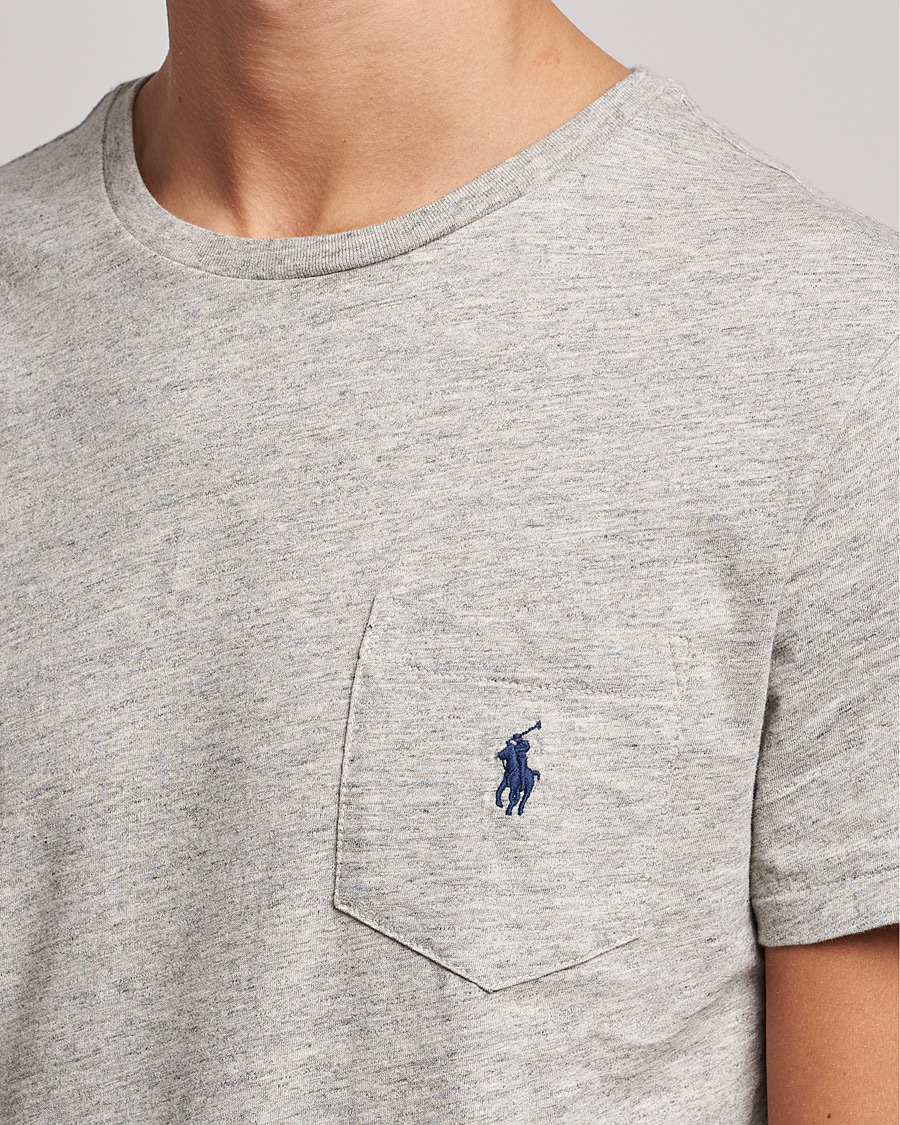 Men | T-Shirts | Polo Ralph Lauren | Slub Jersey Crew Neck Tee Loft Heather