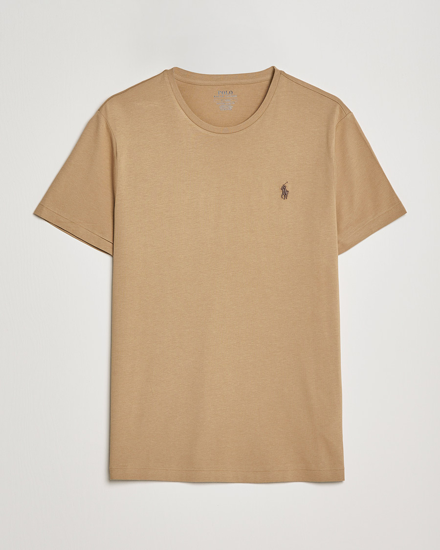 Men | T-Shirts | Polo Ralph Lauren | Crew Neck Tee Luxury Tan