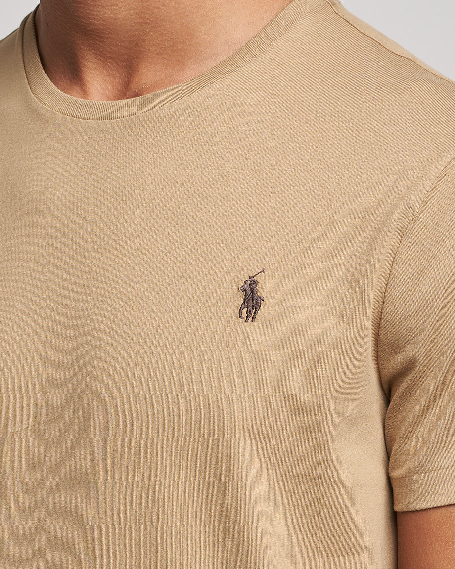 Men | T-Shirts | Polo Ralph Lauren | Crew Neck Tee Luxury Tan