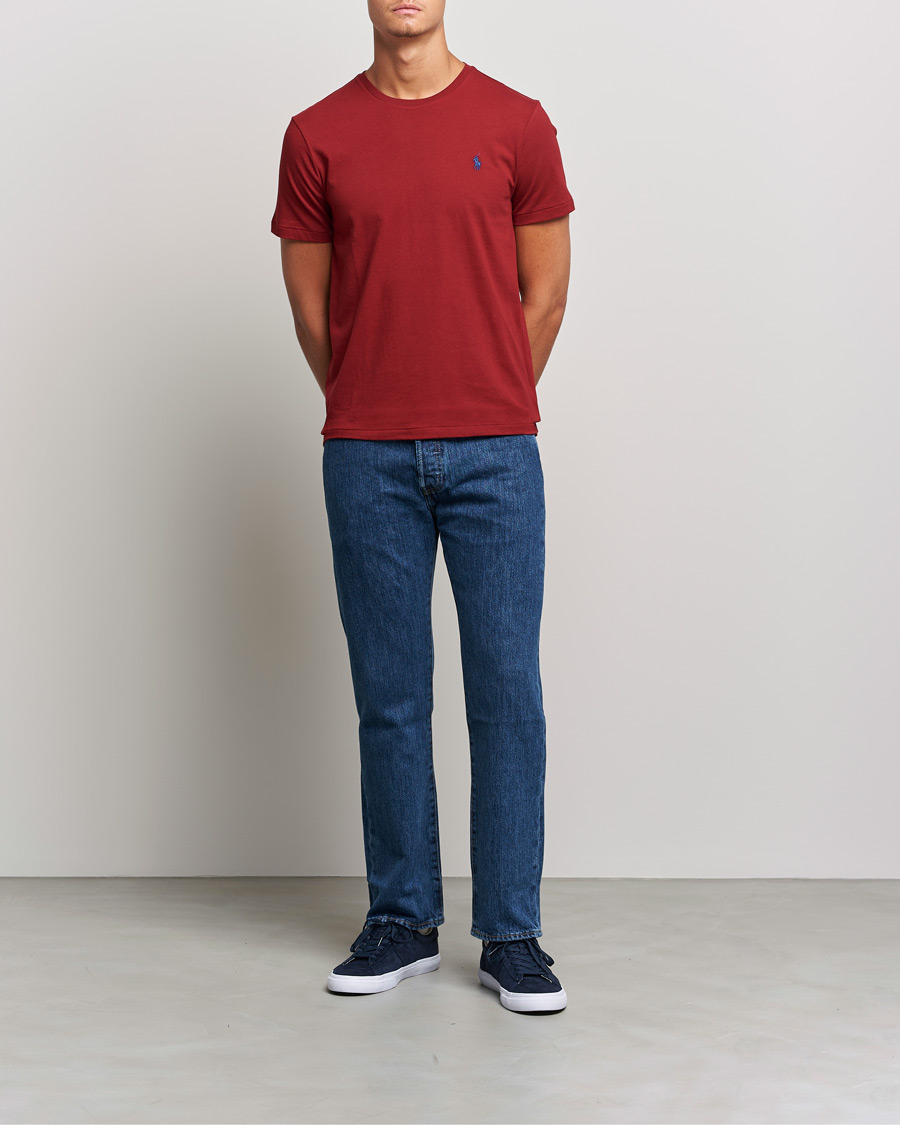 Men | T-Shirts | Polo Ralph Lauren | Crew Neck Tee Holiday Red