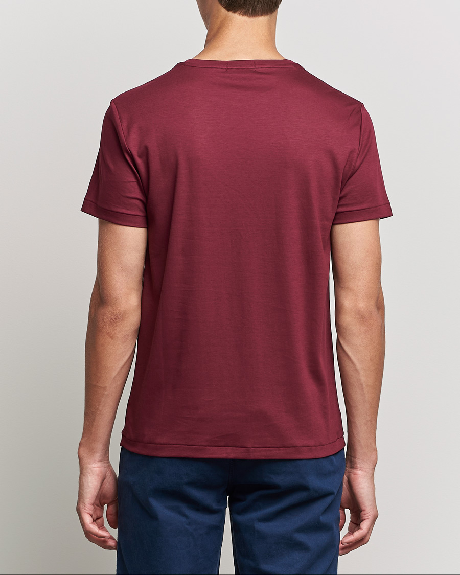 Men | T-Shirts | Polo Ralph Lauren | Luxury Pima Cotton Crew Neck Tee Classic Wine