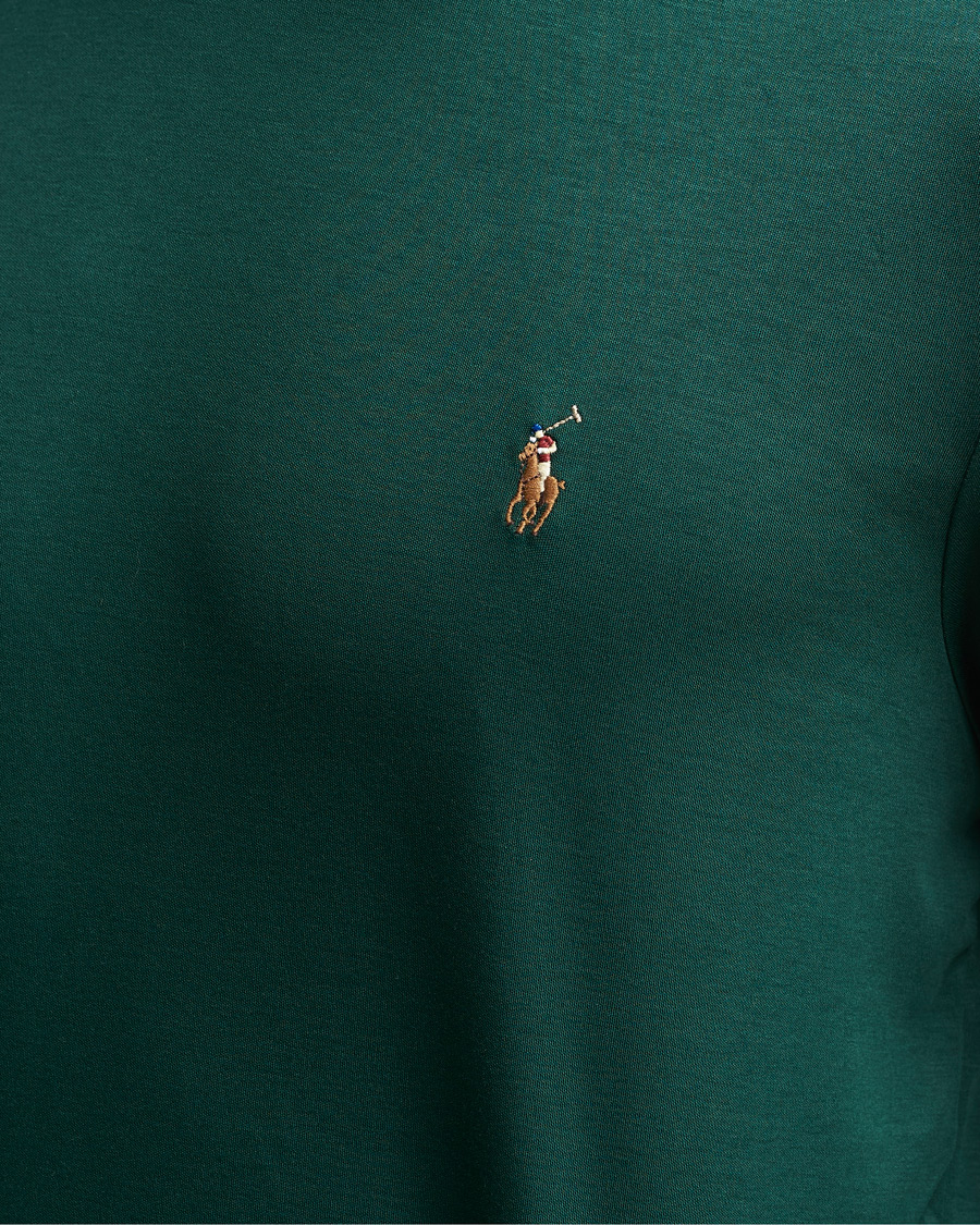 Men | T-Shirts | Polo Ralph Lauren | Luxury Pima Cotton Long Sleeve Tee College Green