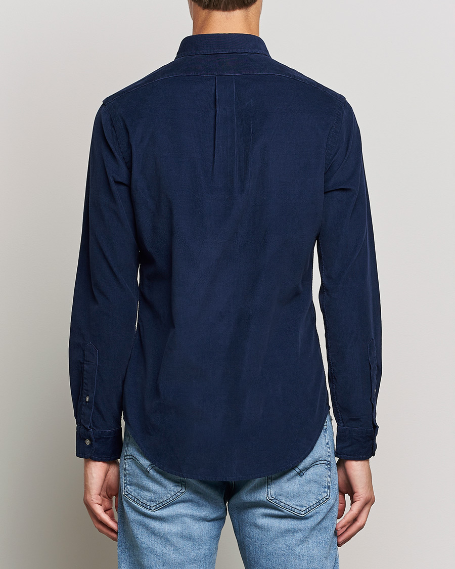 Men | Shirts | Polo Ralph Lauren | Slim Fit Corduroy Shirt Newport Navy