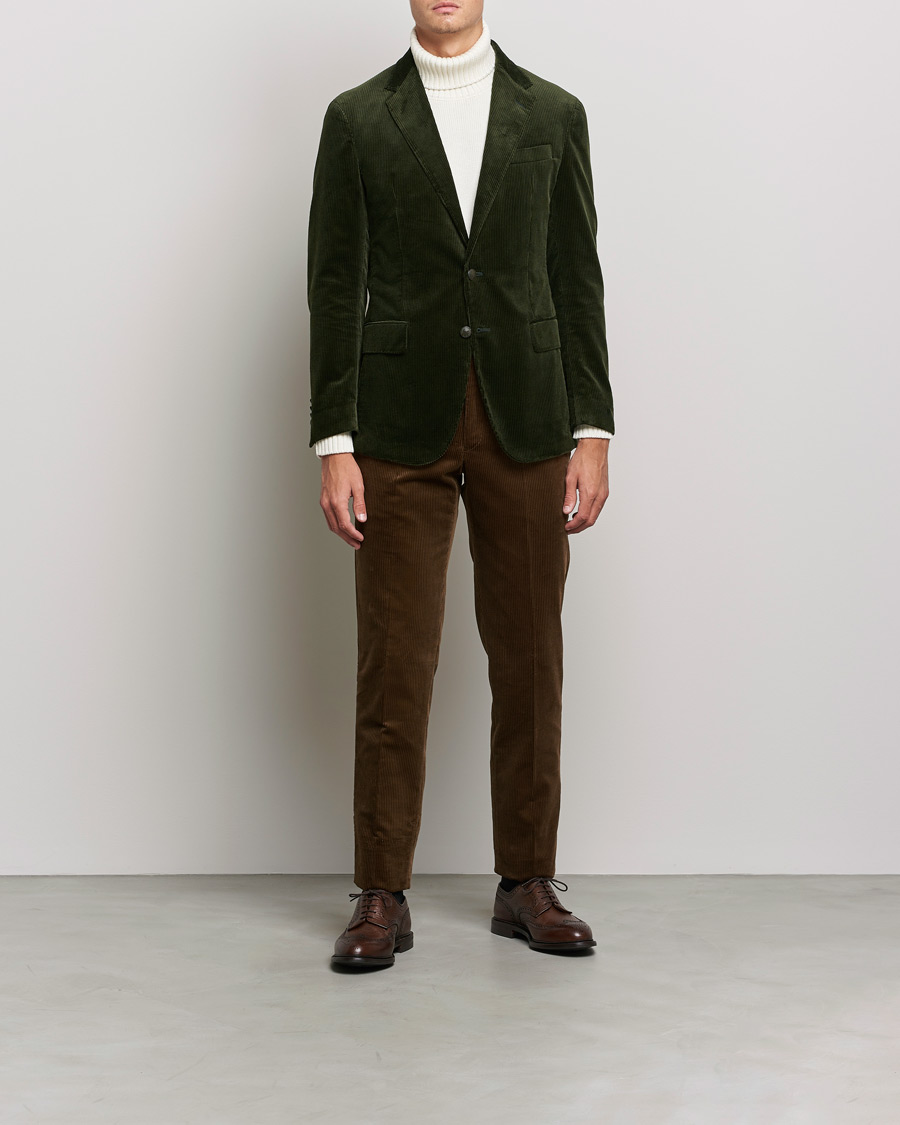 Men | Blazers | Polo Ralph Lauren | Corduroy Patch Pocket Blazer Dark Loden