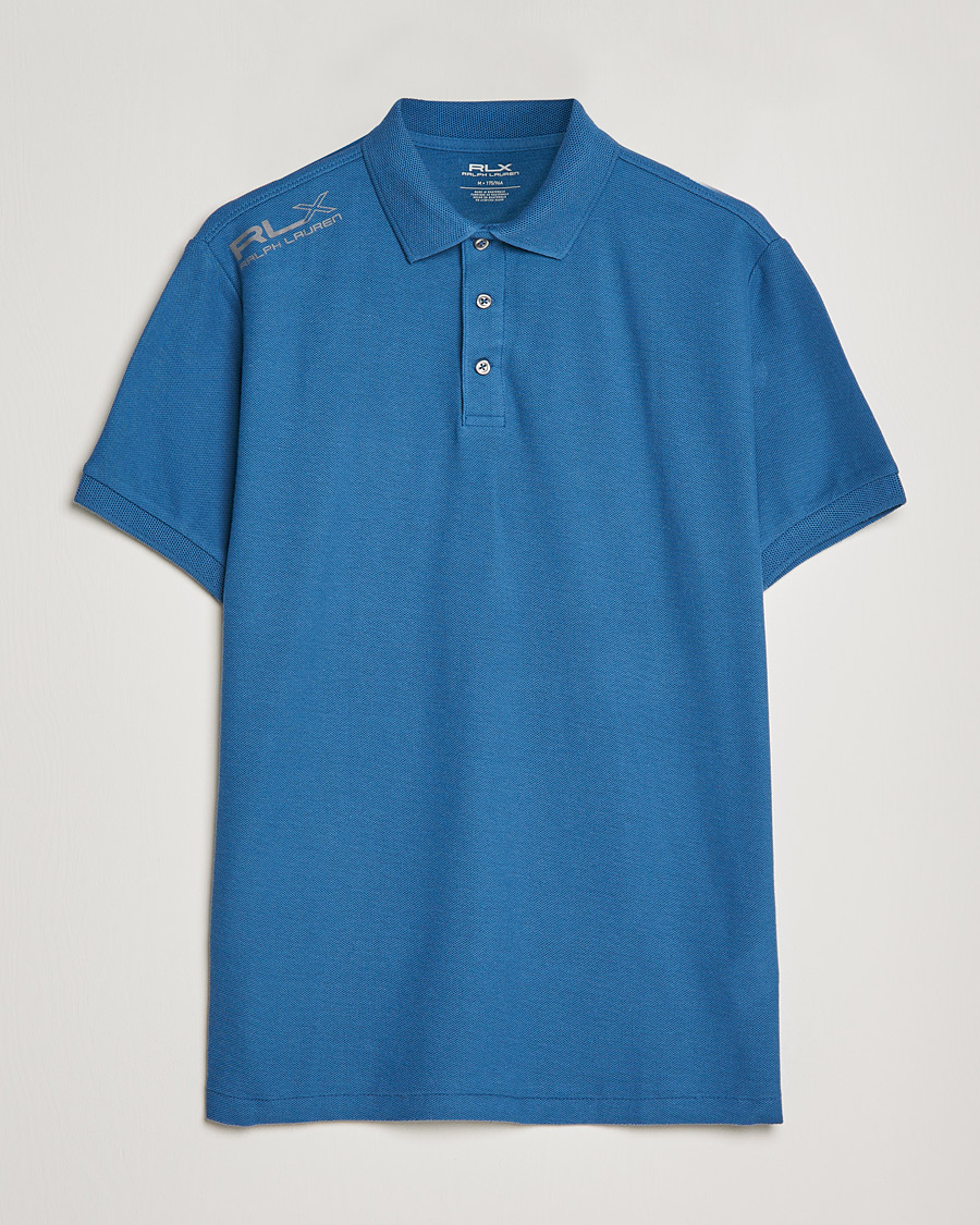 Men | Polo Shirts | RLX Ralph Lauren | Performance Polo Indigo Blue