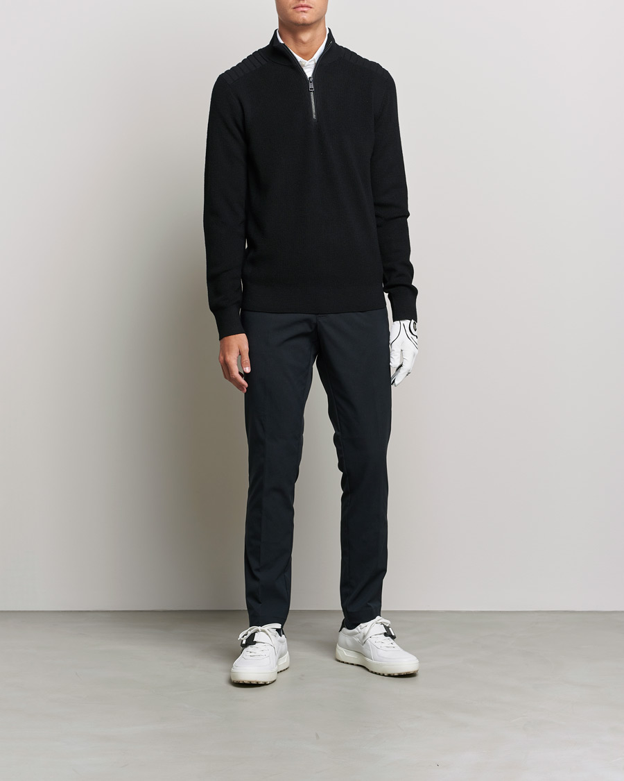 Men |  | RLX Ralph Lauren | Merino Half Zip Sweater Black