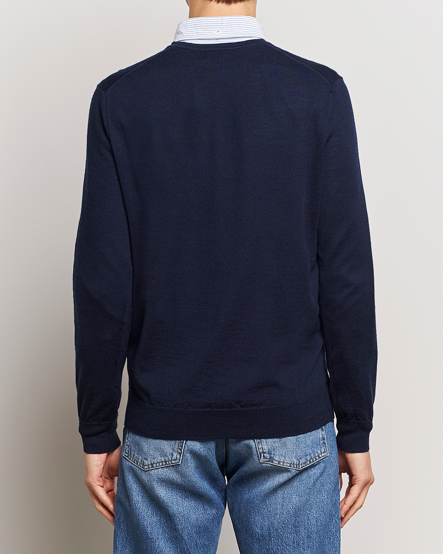 Men | Sweaters & Knitwear | Polo Ralph Lauren | Merino Crew Neck Pullover Hunter Navy