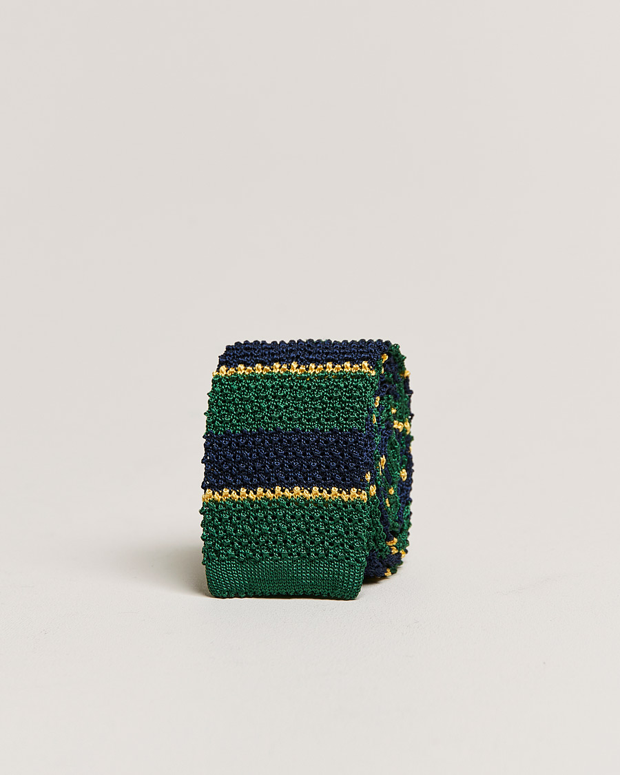 Men | Ties | Polo Ralph Lauren | Polo Ralph LaurenRegim Knitted TieGreen/Navy/Gold