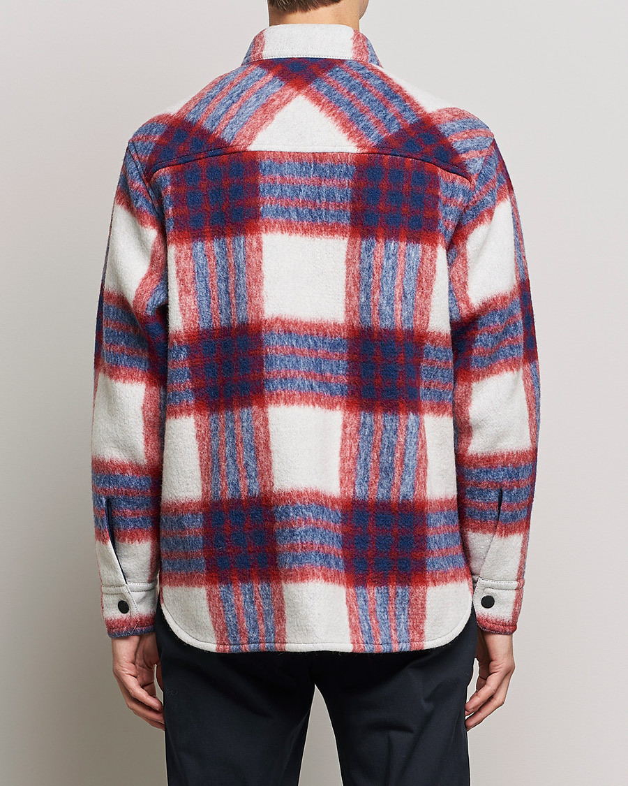 Men | Coats & Jackets | Moncler Grenoble | Waier Padded Shirt Jacket White/Red