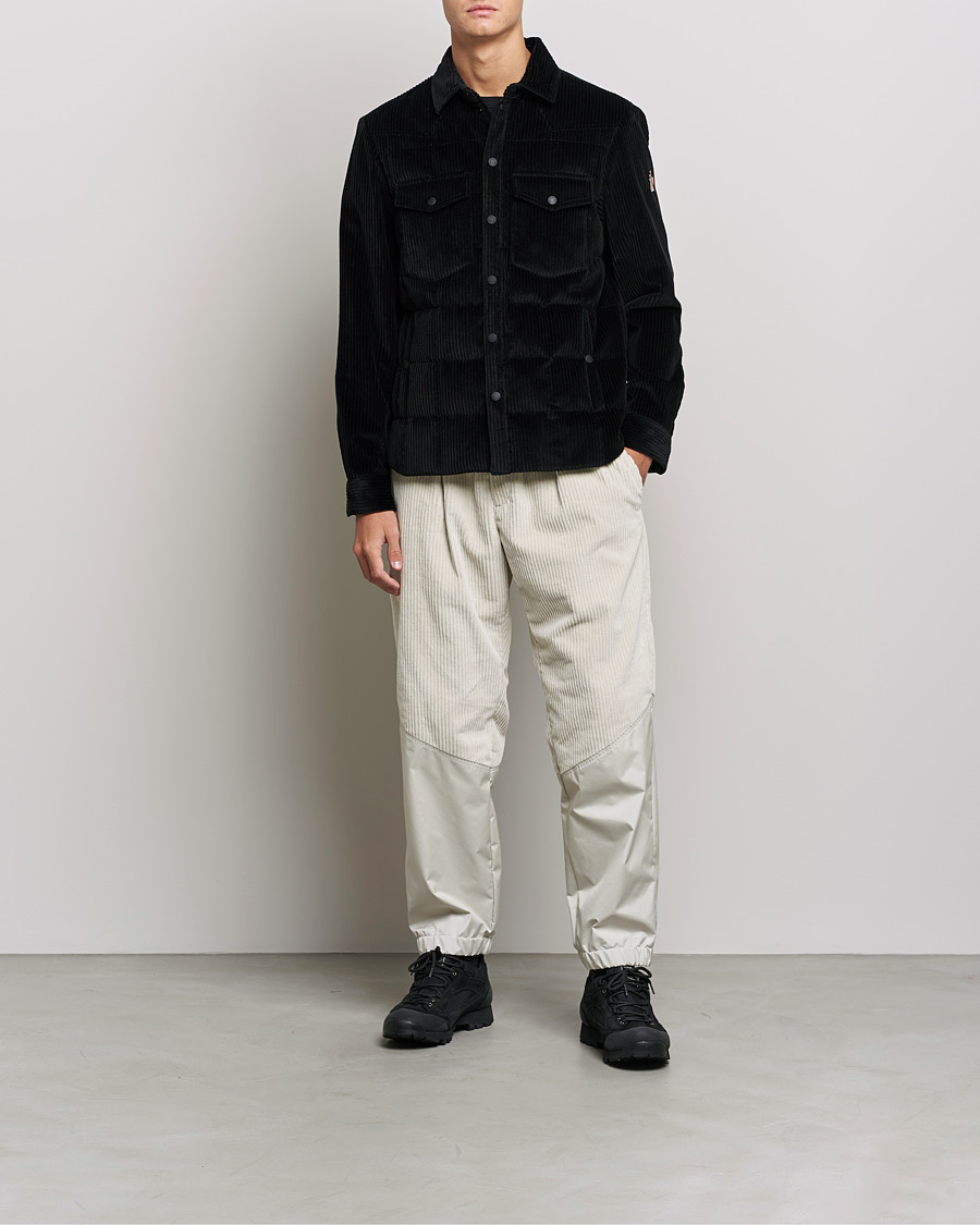 Men | Trousers | Moncler Grenoble | Stretch Corduroy Pants Off White