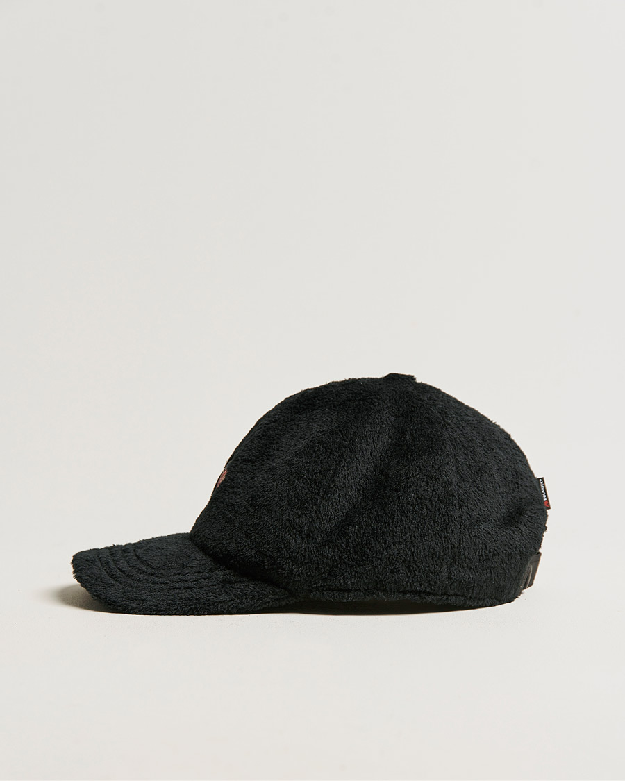 Men | Moncler Grenoble Fleece Baseball Cap Black | Moncler Grenoble | Fleece Baseball Cap Black
