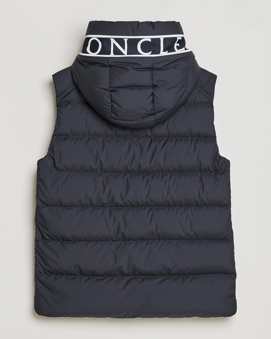 Men | Coats & Jackets | Moncler | Cardamine Hooded Down Vest Navy
