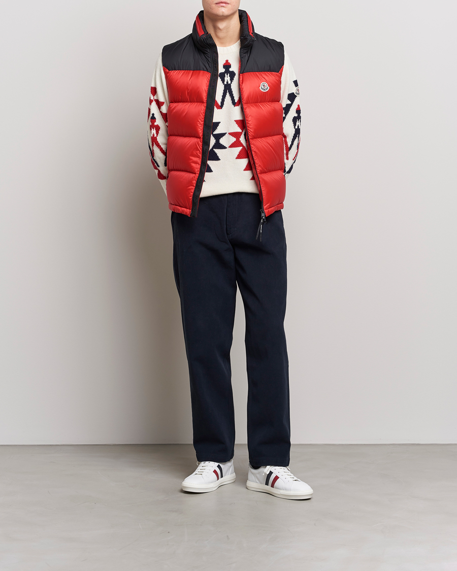 Men | Coats & Jackets | Moncler | Ophrys Down Vest Black/Red