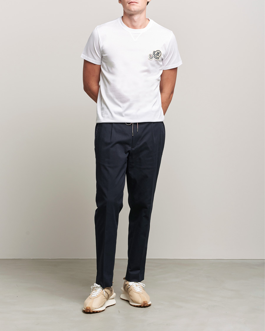 Men |  | Moncler | Double Logo T-Shirt White