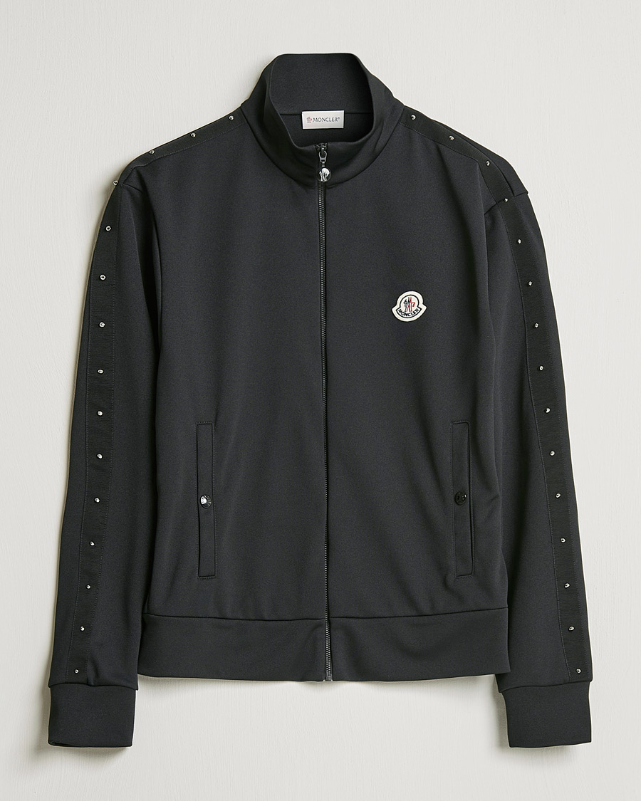 Men | Sweaters & Knitwear | Moncler | Full Zip Cardigan Black