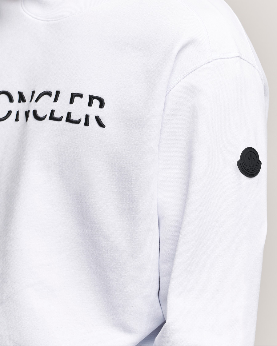 Men | Sweaters & Knitwear | Moncler | Lettering Sweatshirt White