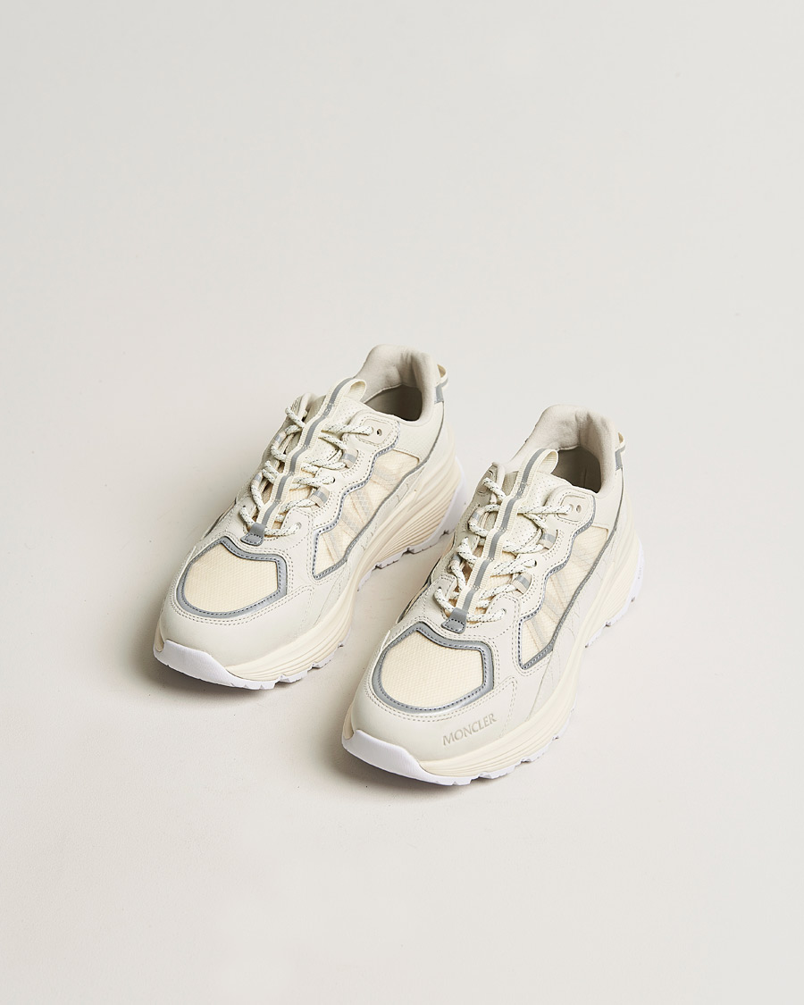 Men | White Sneakers | Moncler | Lite Running Sneakers White