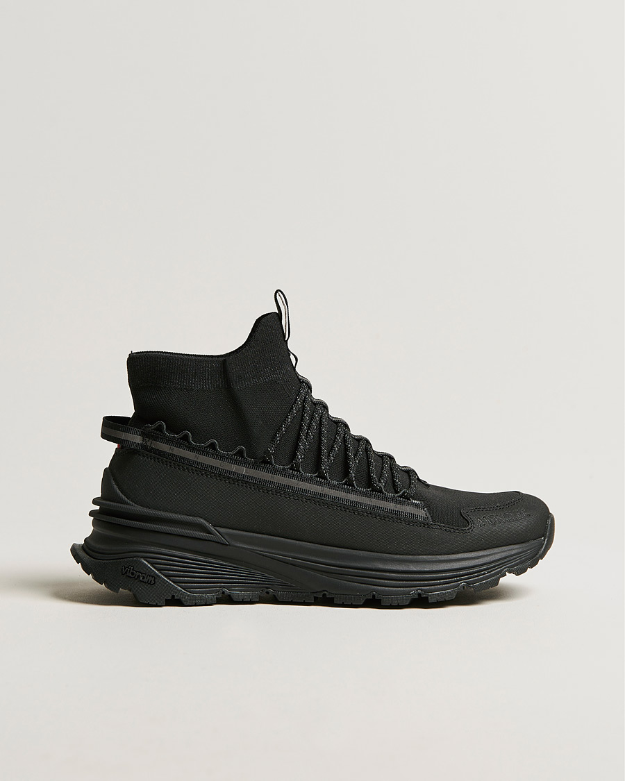 Men | Moncler Knit High Running Sneakers Black | Moncler | Knit High Running Sneakers Black