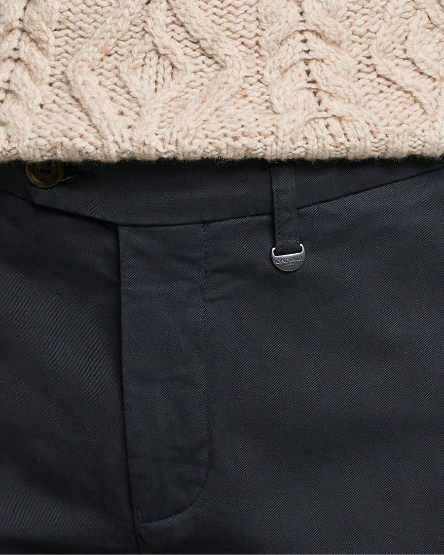 Men | Trousers | Canali | Slim Fit Stretch Chinos Navy