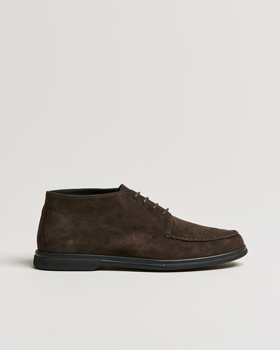 Canali Chukka Boot Dark Brown Suede at CareOfCarl.com display picture 3